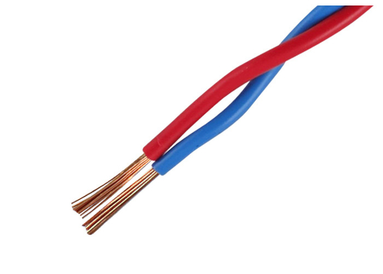 Trung Quốc Twisted Twin Wire 2x0.5mm2,2x0.75mm2,2x1.5mm2,2x2.5mm2 Với Màu đỏ và Xanh lam nhà cung cấp