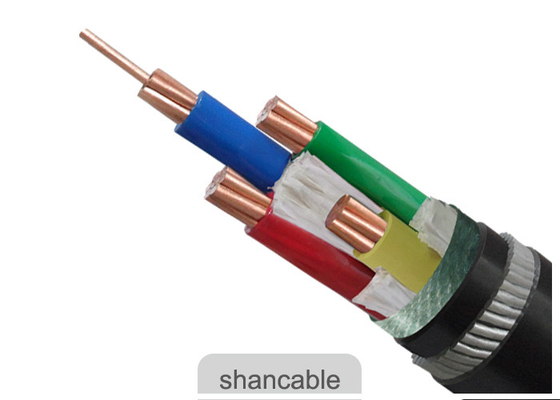 Trung Quốc Cáp cách điện PVC được phê duyệt theo tiêu chuẩn ISO Bốn lõi nhôm cho dây chuyền phân phối điện nhà cung cấp