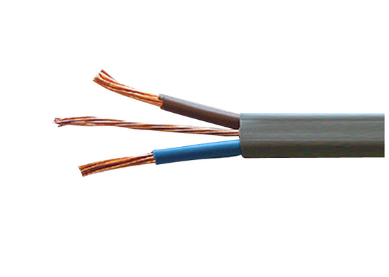 Trung Quốc Dây cáp điện PVC cách điện phẳng 3 lõi x2.5SQMM Đường vỏ cứng của hộ gia đình với màu trắng nhà cung cấp
