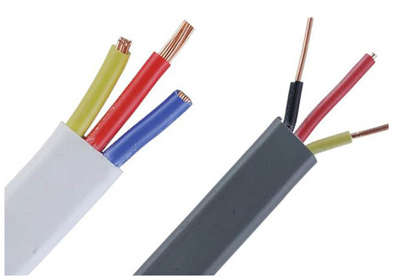 Trung Quốc Twin và Earthing Dây điện cách điện PVC phẳng với tiêu chuẩn BS 6004 2 x 2.5 + 1 x 1.5mm2 nhà cung cấp