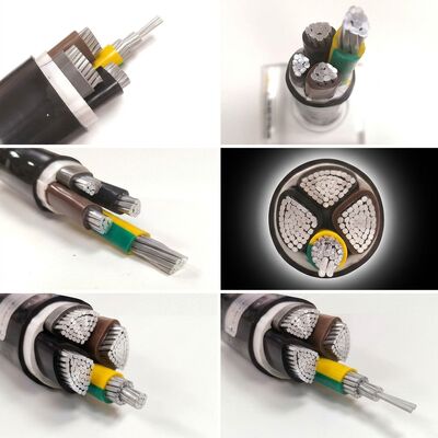 Trung Quốc UV Resistant PVC Insulated Power Cable 0.6/1kV 4x35mm2 Aerial Overhead Outdoor Use nhà cung cấp