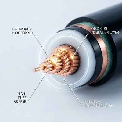 Trung Quốc Cáp điện lõi đồng nguyên chất cách điện XLPE điện trở thấp 0.6/1kV nhà cung cấp