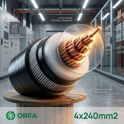 Trung Quốc Underground Direct Burial SWA Armoured 4x240mm2 Copper XLPE Insulated Power Cable nhà cung cấp
