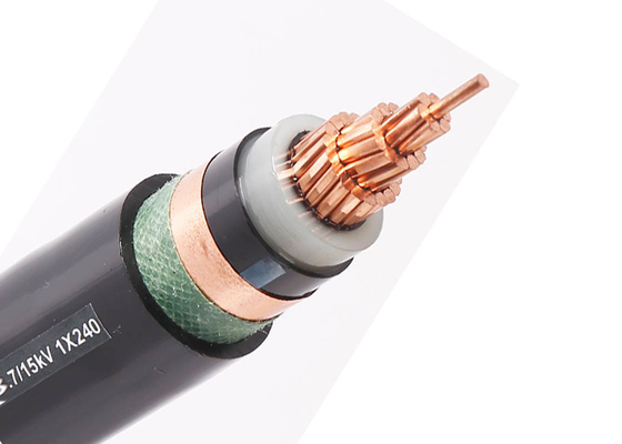 3 lõi XLPE cách nhiệt MV cáp điện dây thừng dây dẫn đồng để đặt Shenghua nhà cung cấp