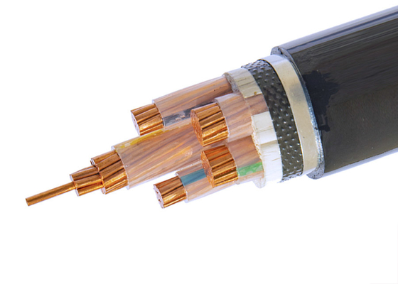 Tập đoàn Shenghua chống cháy 4 lõi LV 600/1000V Cáp điện bọc thép XLPE/PVC Cáp bọc thép thép nhà cung cấp