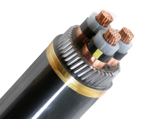 Tập đoàn Shenghua 35kV 3x400SQMM MV bọc thép cáp điện XLPE cách nhiệt PVC bao bọc nhà cung cấp