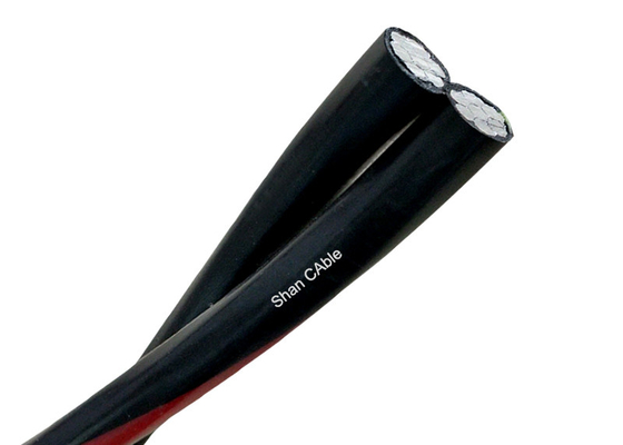 Cáp treo bó Shanghai Shenghua Cable cách điện XLPE / PVC, Cáp thả dịch vụ Triplex nhà cung cấp