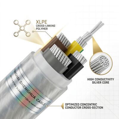 High Temperature XLPE Insulated PVC Sheathed Cable 0.6/1kV 4x16mm2 Power Station nhà cung cấp