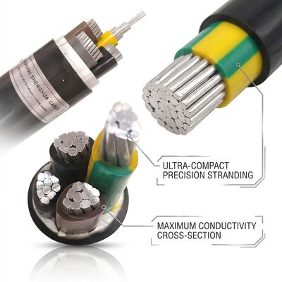 Free Sample PVC Insulated Power Cable 0.6/1kV 3x10mm2 Copper Fast Delivery nhà cung cấp