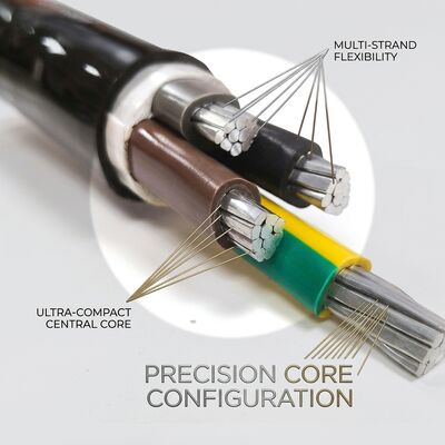 Free Sample PVC Insulated Power Cable 0.6/1kV 3x10mm2 Copper Fast Delivery nhà cung cấp