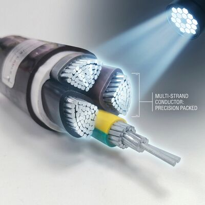 IP68 Không thấm nước PVC Cáp điện cách nhiệt 0.6/1kV 4x25mm2 Chôn trực tiếp dưới lòng đất nhà cung cấp