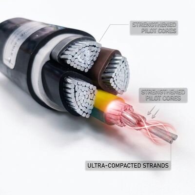 NYY 1x120mm2 PVC Insulated Single Core Cable 90C Power Station 0.6/1kV IEC60502 nhà cung cấp