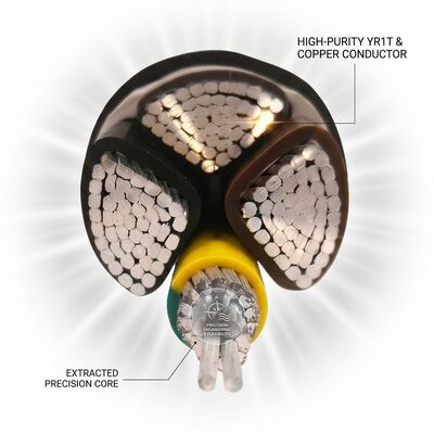 LSZH 7x1.5mm2 PVC Insulated Control Cable Halogen Free Subway 450/750V IEC60228 nhà cung cấp