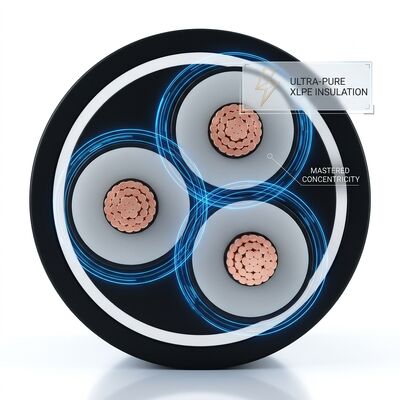Cáp điện ngầm XLPE cách điện vỏ HDPE chống ăn mòn 0.6/1kV nhà cung cấp