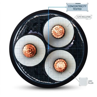 Cáp điện cách điện LSZH có khói thấp không có Halogen XLPE nhà cung cấp