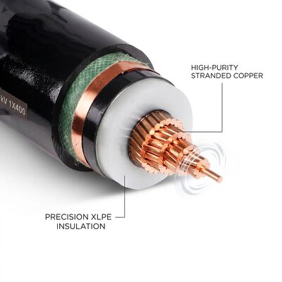 Cáp điện lõi đồng nguyên chất cách điện XLPE điện trở thấp 0.6/1kV nhà cung cấp