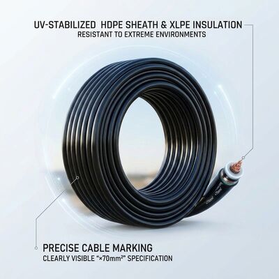 Aerial Bundled 0.6/1kV 3x70+54.6+16mm2 XLPE Insulated Overhead Line Cable nhà cung cấp