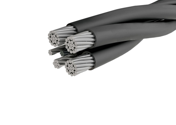 Cáp nhôm ABC trên không Vỏ bọc liên kết chéo tiêu chuẩn ASTM nhà cung cấp